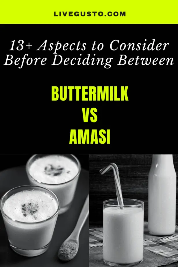 Buttermilk versus Amasi