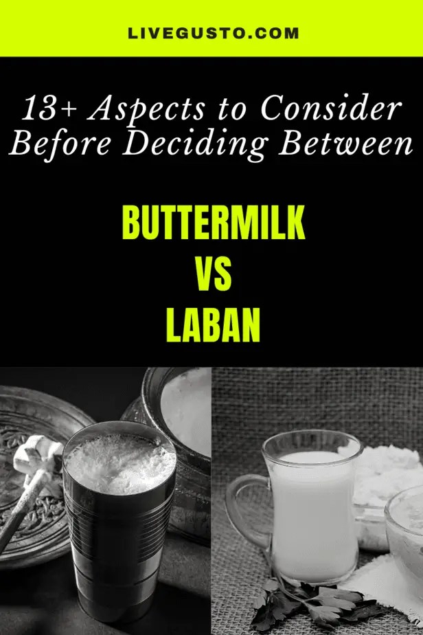 Buttermilk vs Laban
