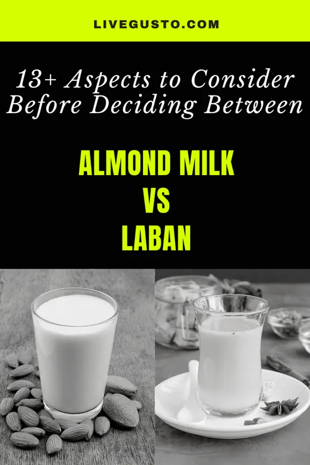 Almond milk versus Leben