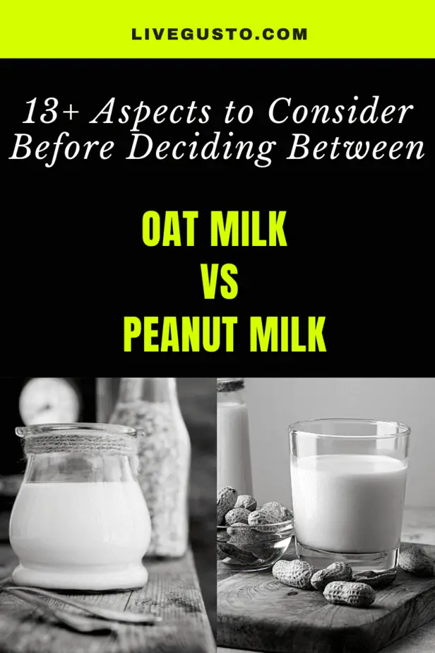 Oat Milk Versus Peanut Milk Best For Proactive Lifestyle
