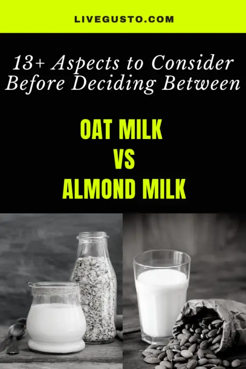 Oat milk versus Almond milk: What to Choose & Why?