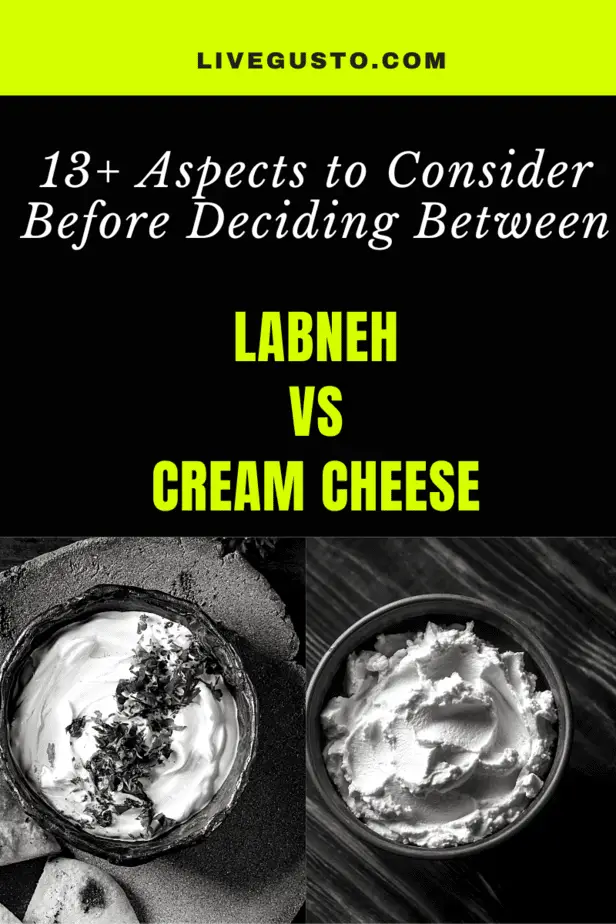Labneh versus Cream Cheese