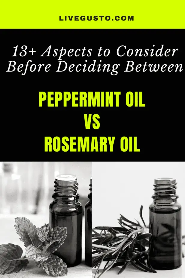 Peppermint Oil Vs Rosemary Oil