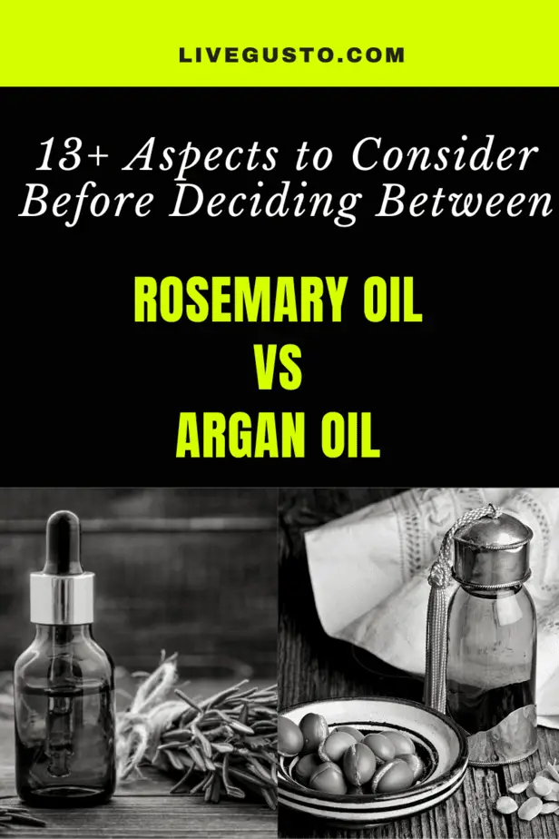 rosemary Oil versus argan Oil