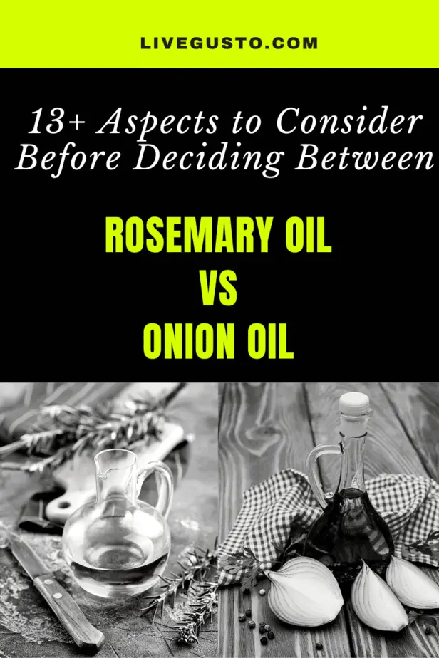 rosemary Oil versus onion Oil