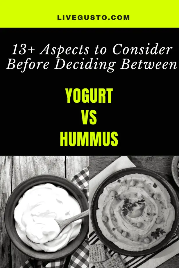 yogurt versus hummus