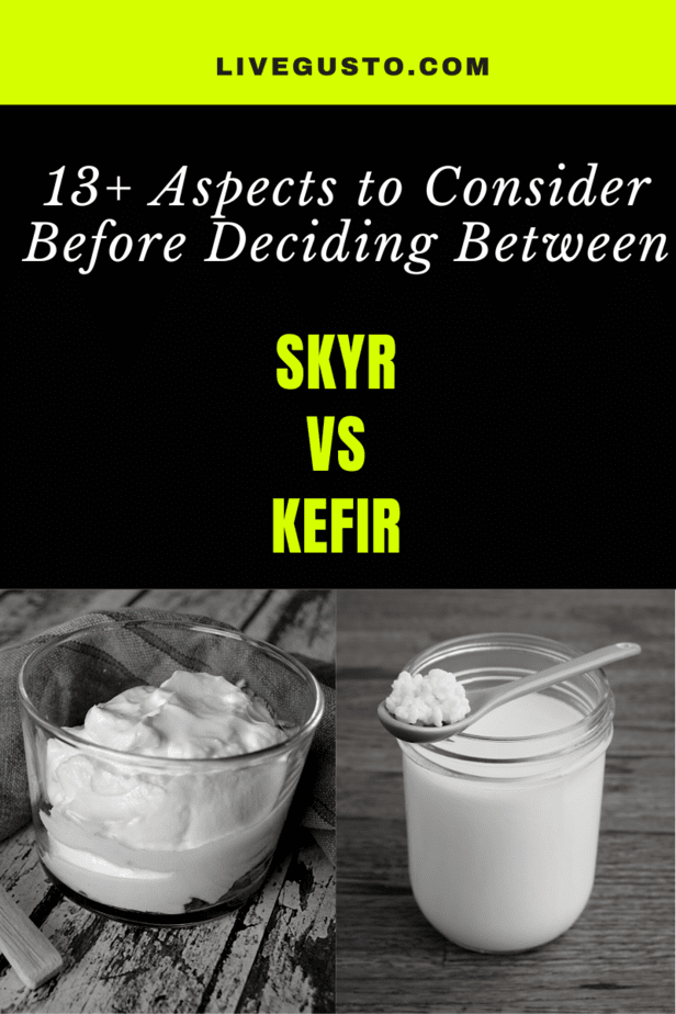Skyr vs Kefir Do They Differ Nutritionally?