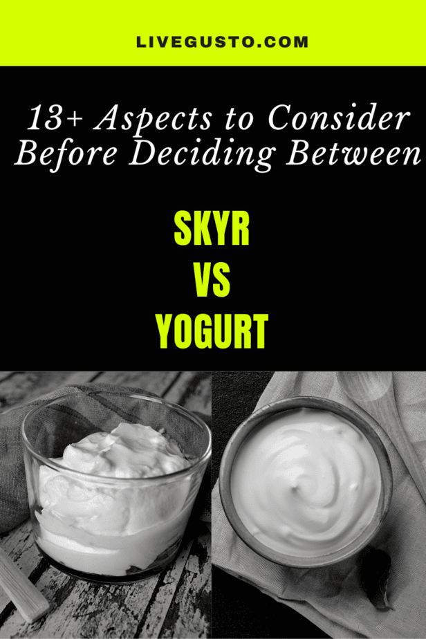 Skyr Vs yogurt