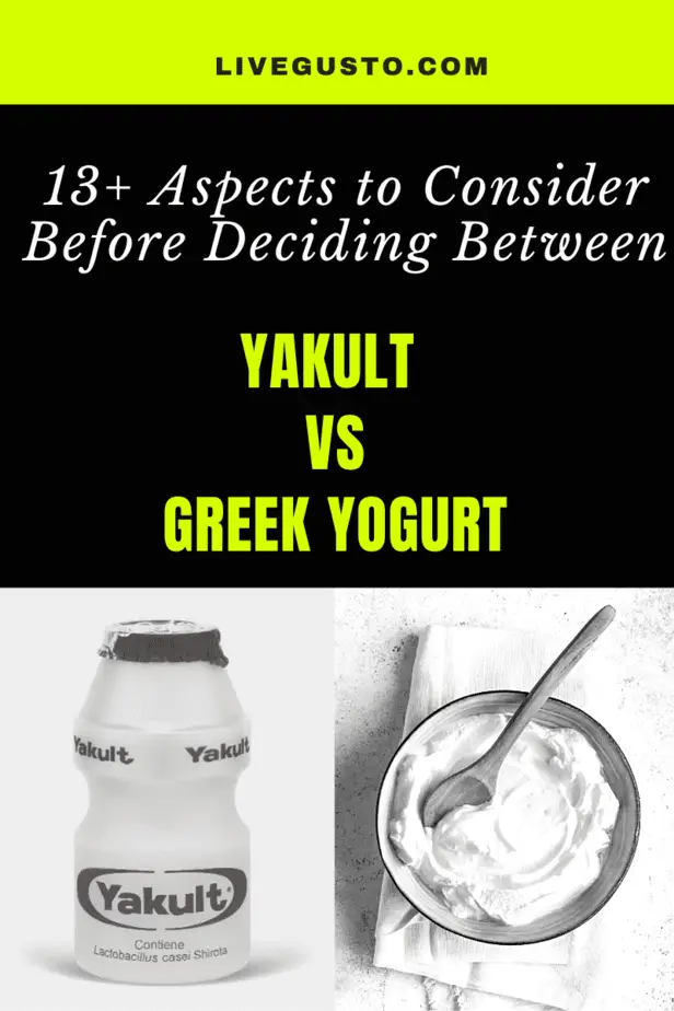 yakult Vs greek yogurt, better