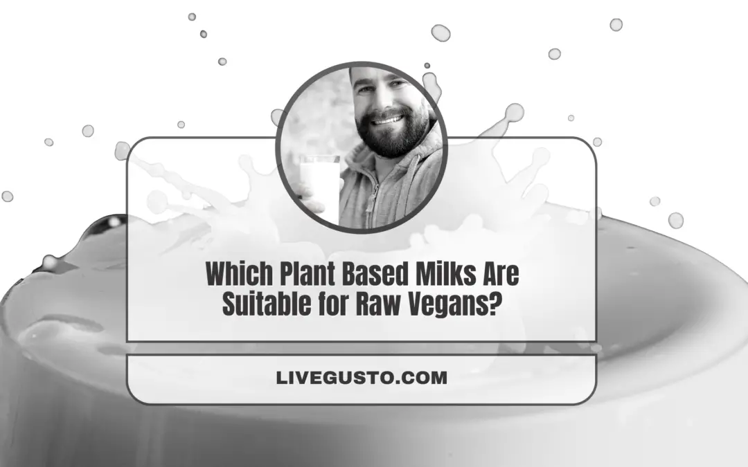 Which Plant Based Milks Are Suitable for Raw Vegans?
