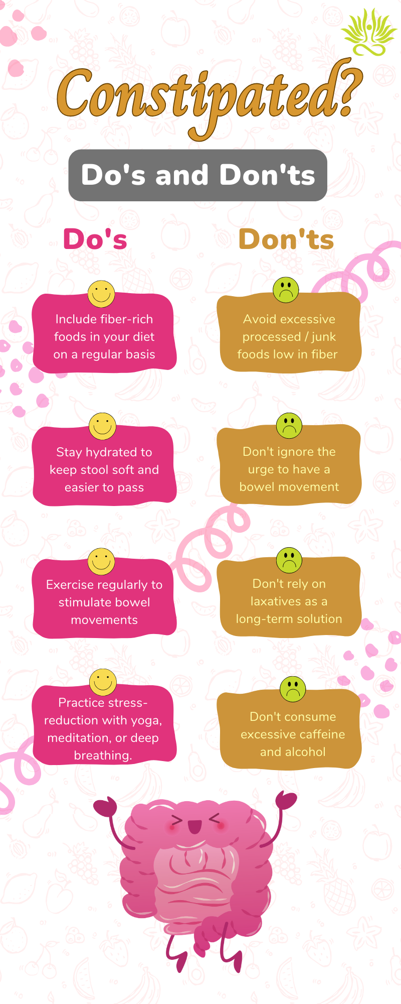 Do's and Don'ts for Constipation